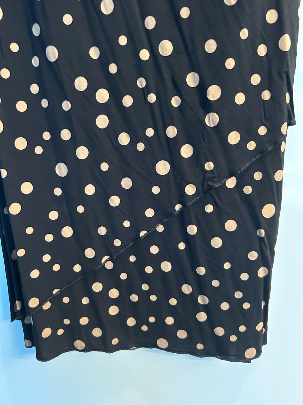 Vintage GAP Polka Dot Black and Cream/Beige Women’s dress